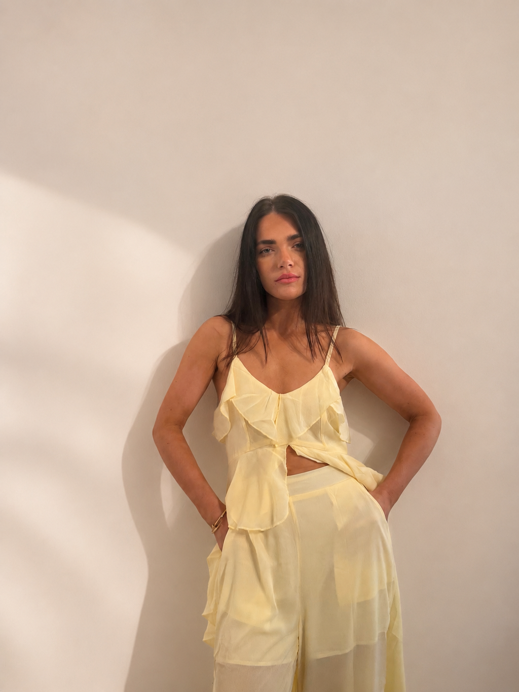 CONJUNTO TOP COMPRIDO CALÇA