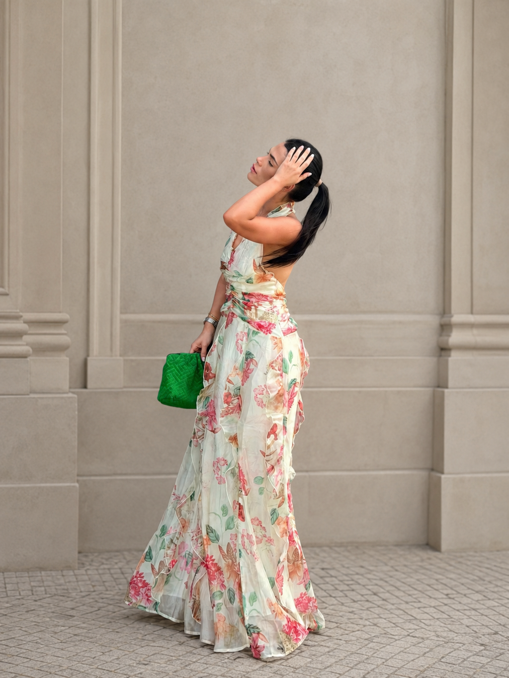 VESTIDO LONGO COSTAS ABERTAS