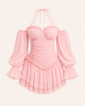 VESTIDO PLISSADO CURTO