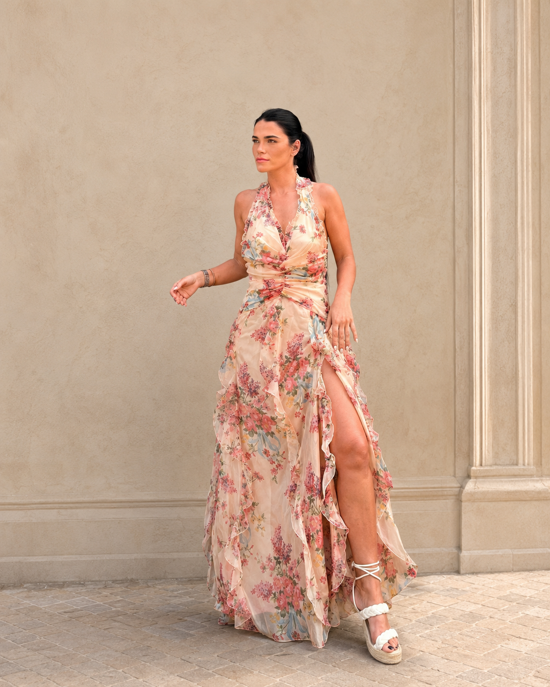 VESTIDO LONGO COSTAS ABERTAS