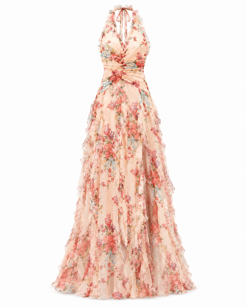 VESTIDO LONGO COSTAS ABERTAS