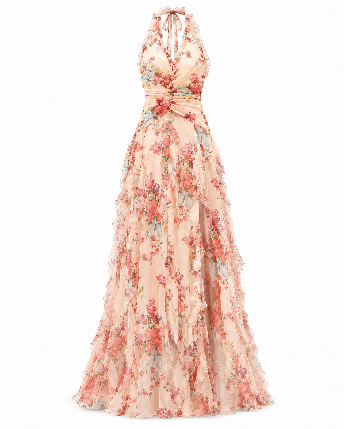 VESTIDO LONGO COSTAS ABERTAS