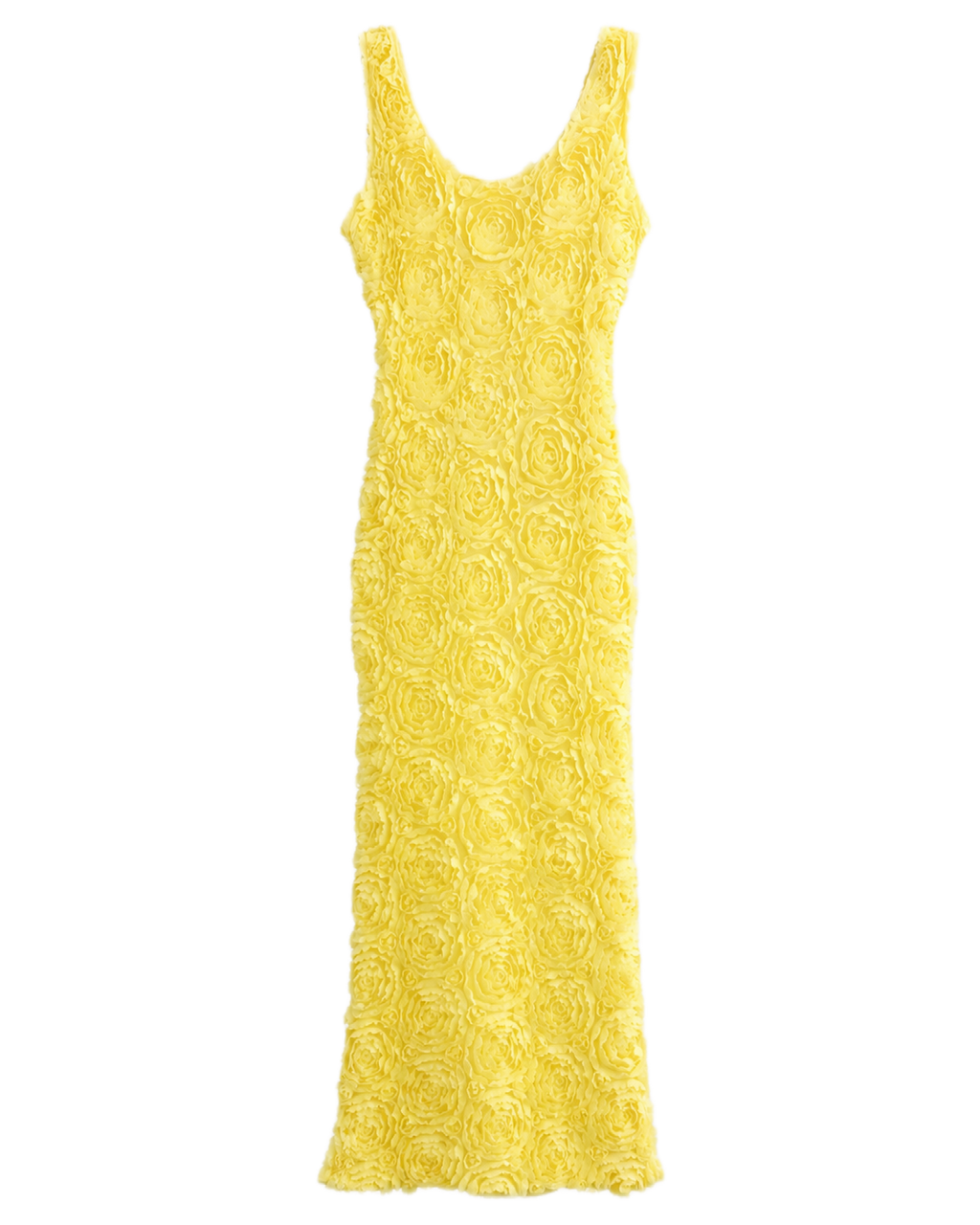 VESTIDO MIDI COM TEXTURA